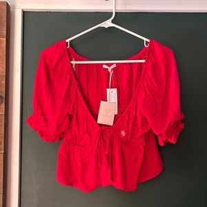 Lottie Moss crop top